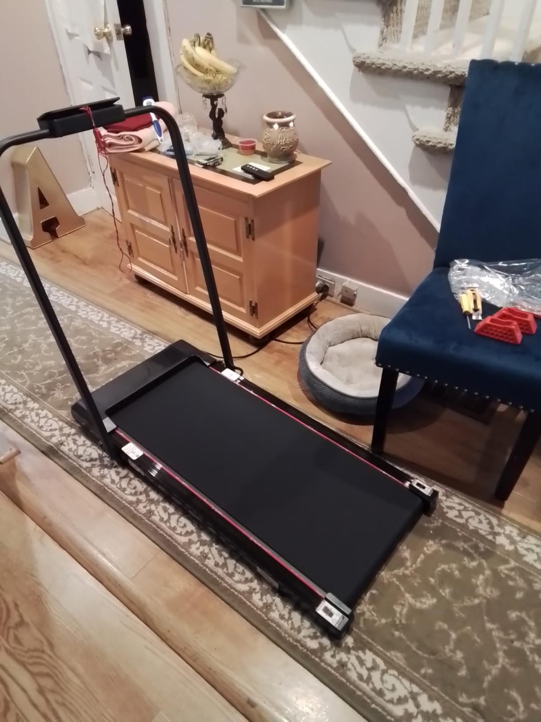 Customer photo review of Umay X5F Folding 3-in-1 Portable Treadmill with 16% Incline Max 10 KM/H