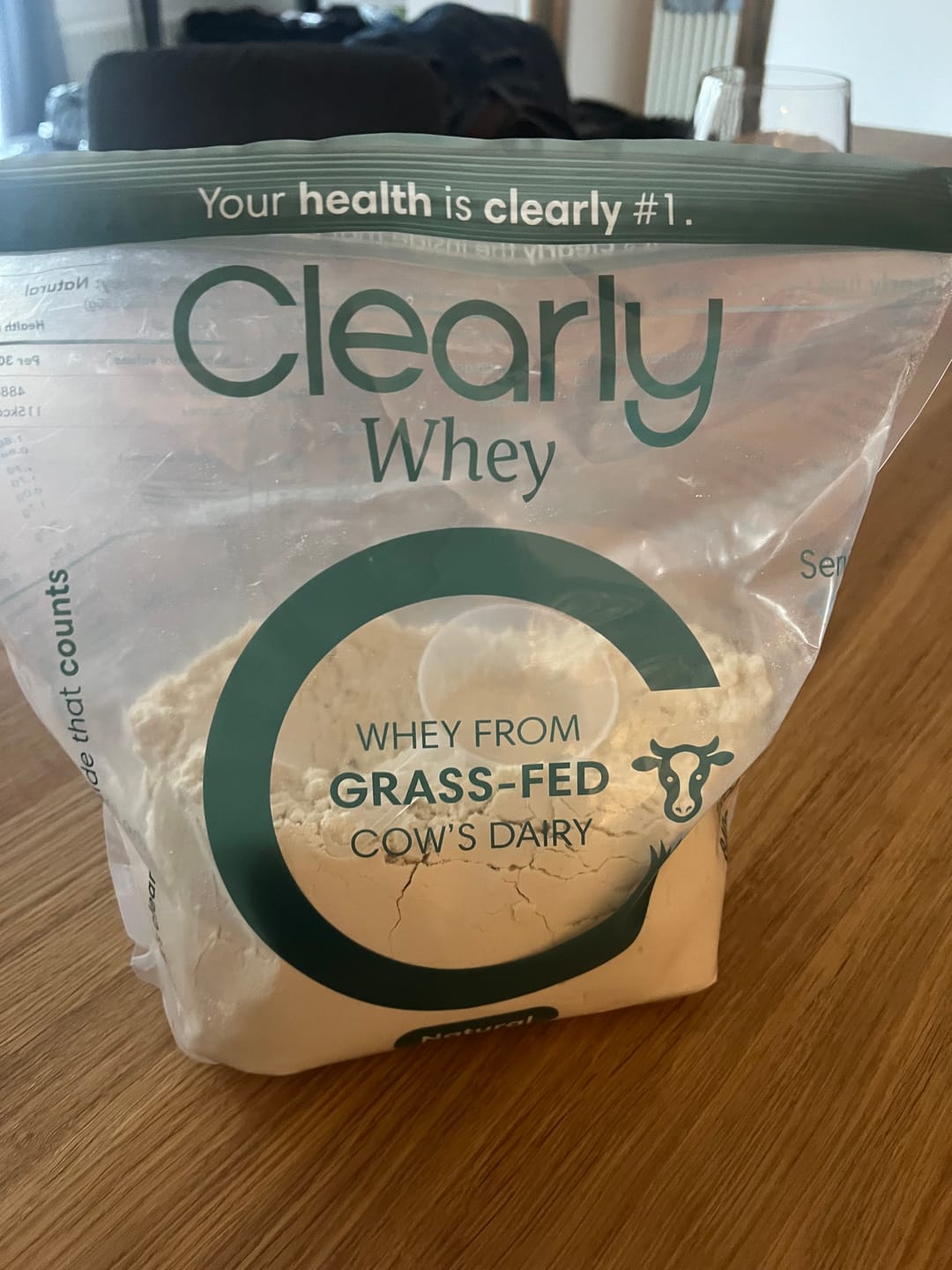 Customer photo review of Grass-fed Whey