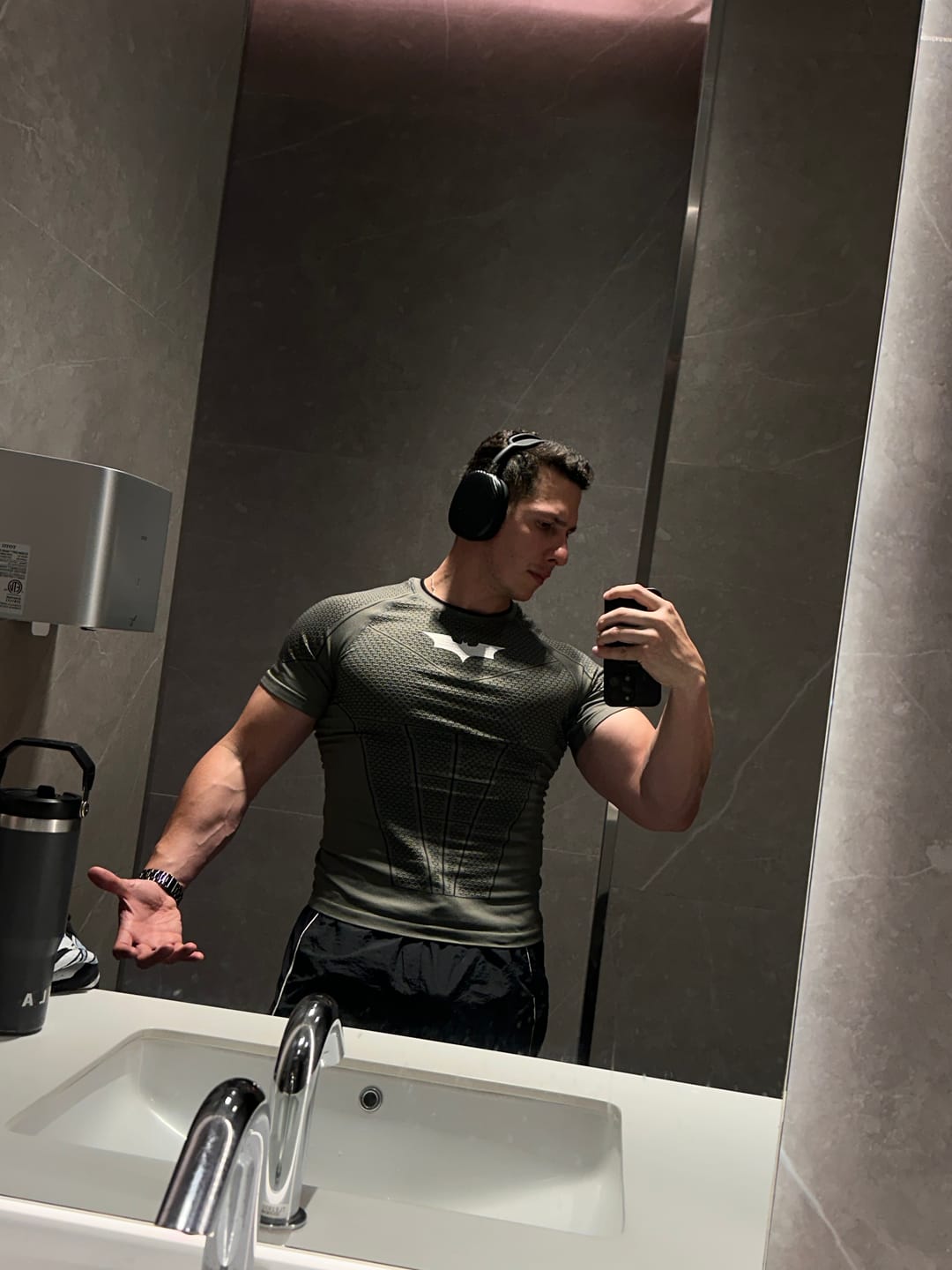 Customer photo review of 4259 - Batman Compression Tees