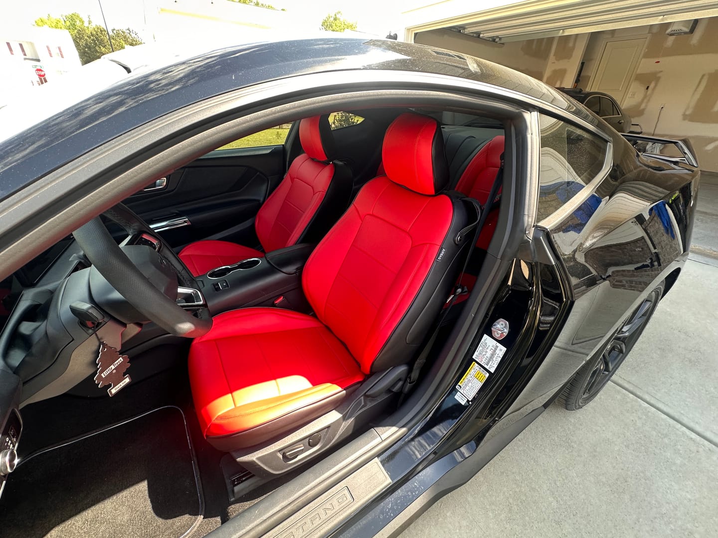 Customer photo review of 2024+ Ford Mustang S650 Coupe Leather Seat Covers
