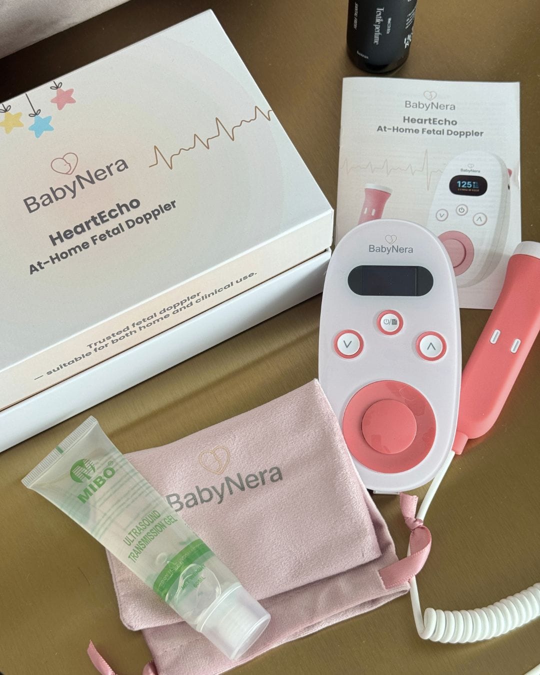 Customer photo review of BabyNera HeartEcho™ Fetal Doppler for Baby Heartbeat at Home