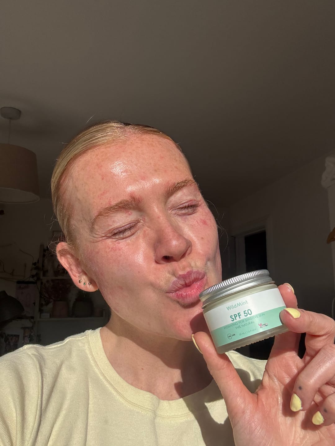 Customer photo review of SPF 50