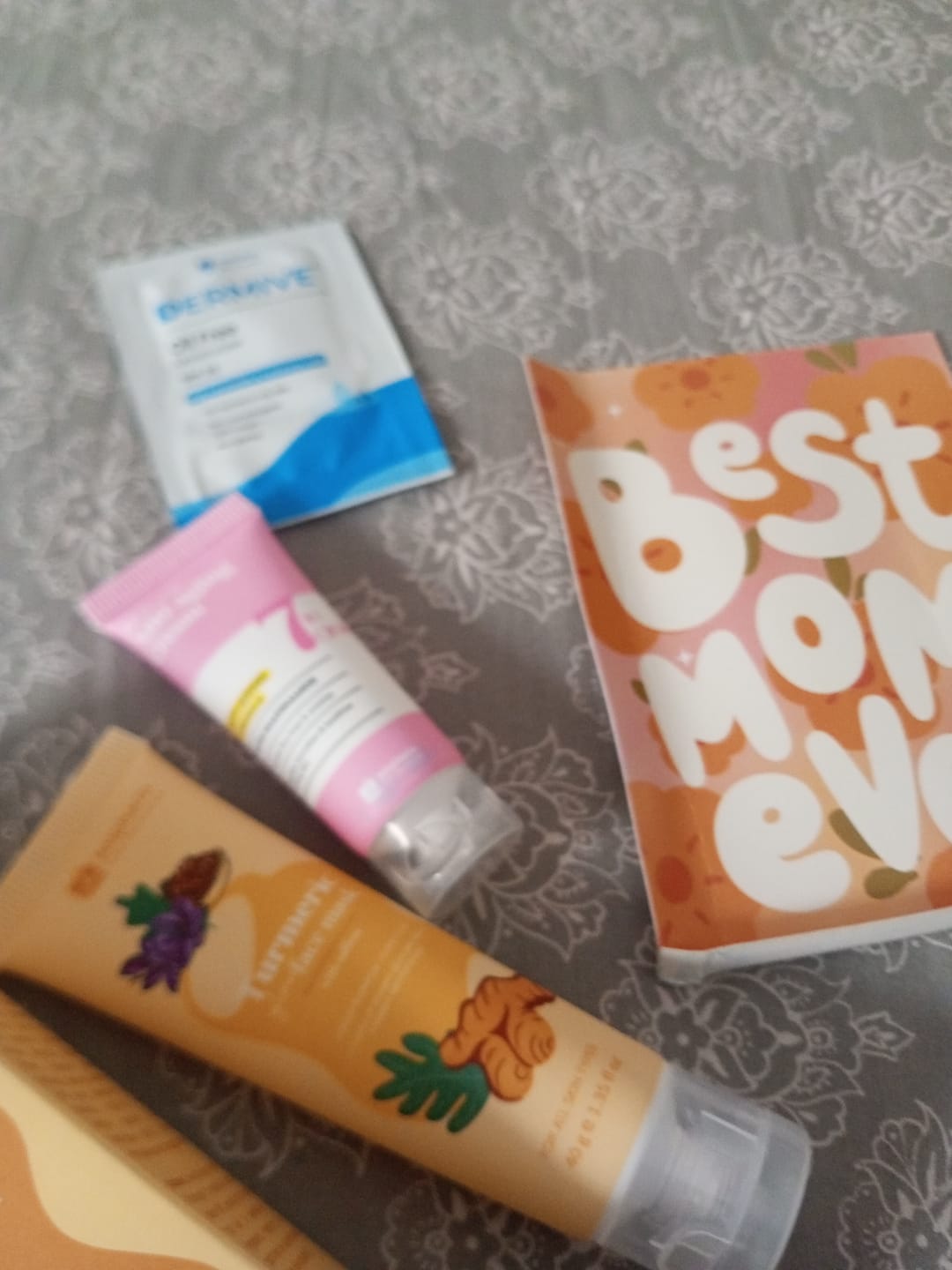 Customer photo review of Turmeric Glow Face Mask