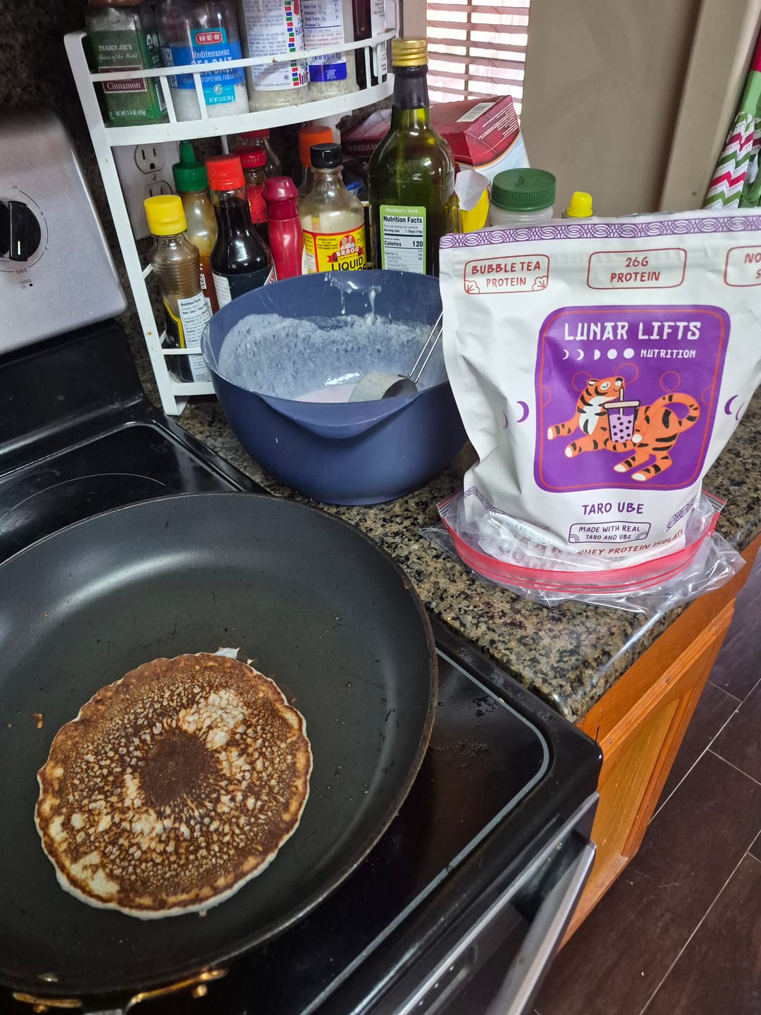 Customer photo review of Taro Ube Whey Protein