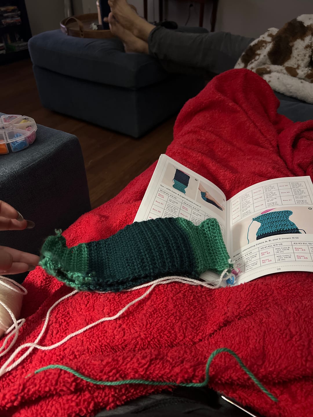 Customer photo review of Hooks & Needles Subscription Box