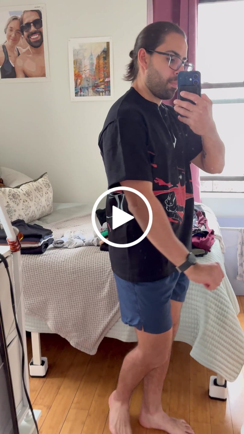Customer video review of KING OF CURSES OVERSIZE TEE