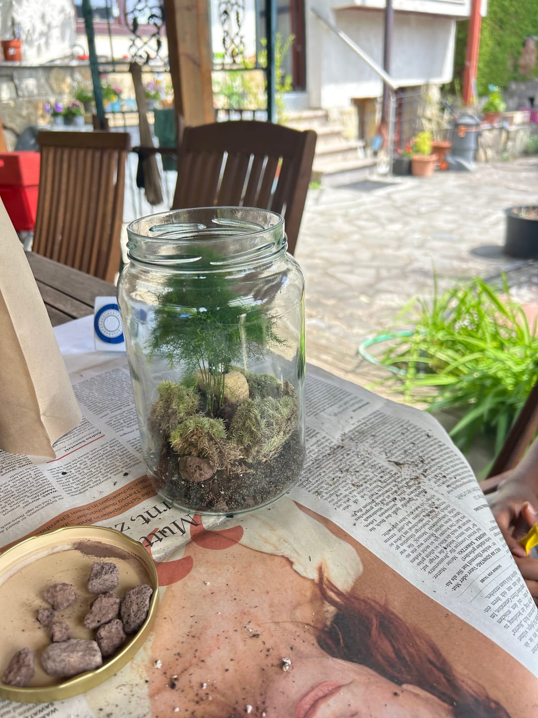 Customer photo review of Flaschengarten-Kindergeburtstag-Set