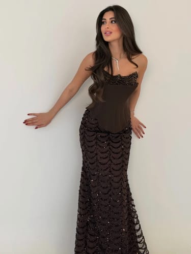 Customer photo review of Shaylee Maxi Dress