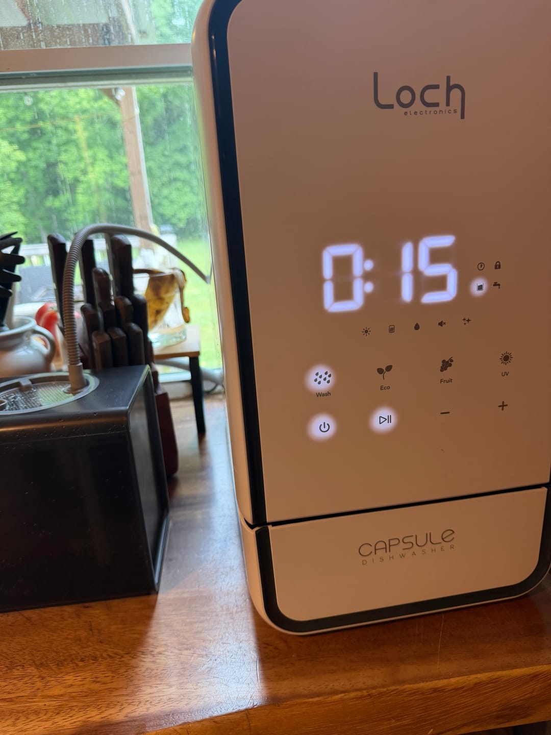 Customer photo review of Capsule Dishwasher