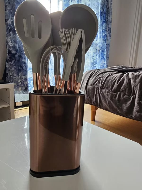 Customer photo review of Silicone Cooking Utensil Set – 10-Piece Kitchen Collection