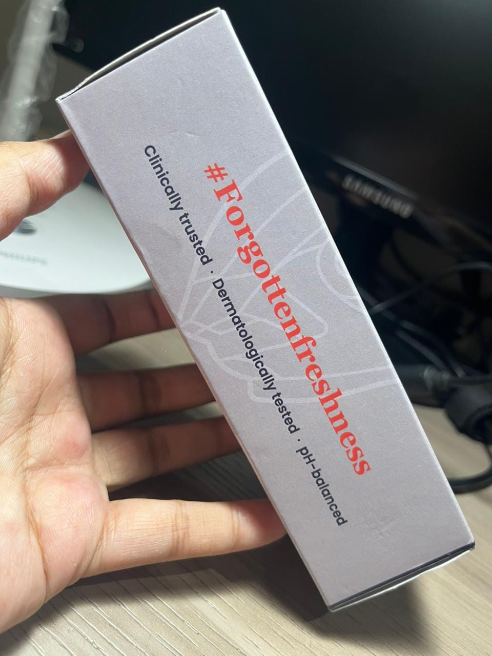 Customer photo review of Helmet Deodarant | 100 ml