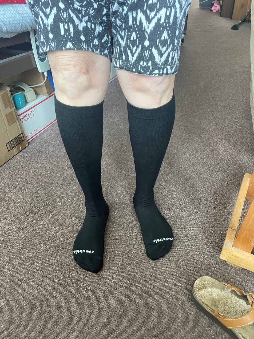 Customer photo review of Everstride™ Bamboo Compression Socks