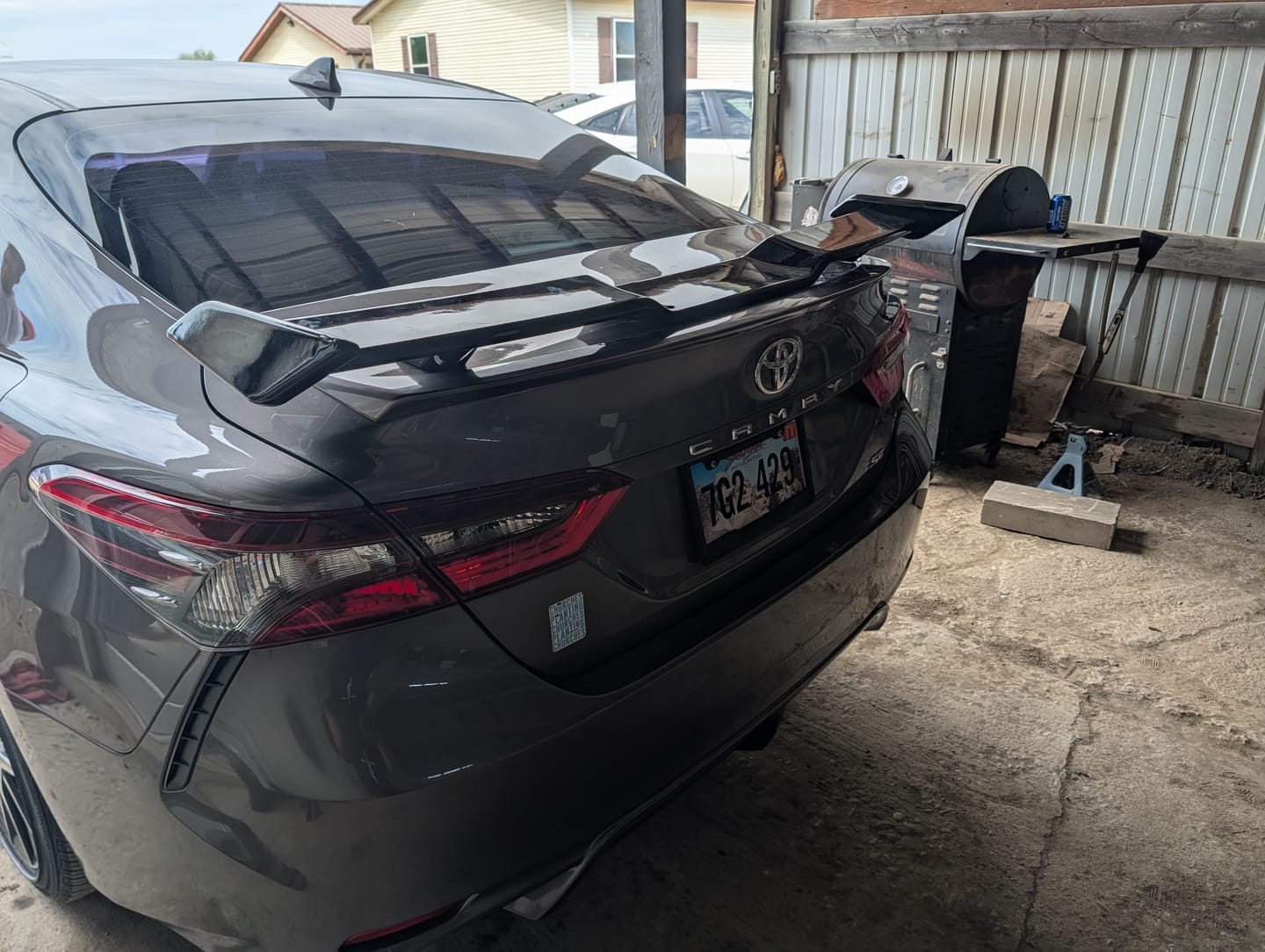Customer photo review of 2018-2024 Toyota Camry - TRD Style Rear Trunk Spoiler - Gloss Black