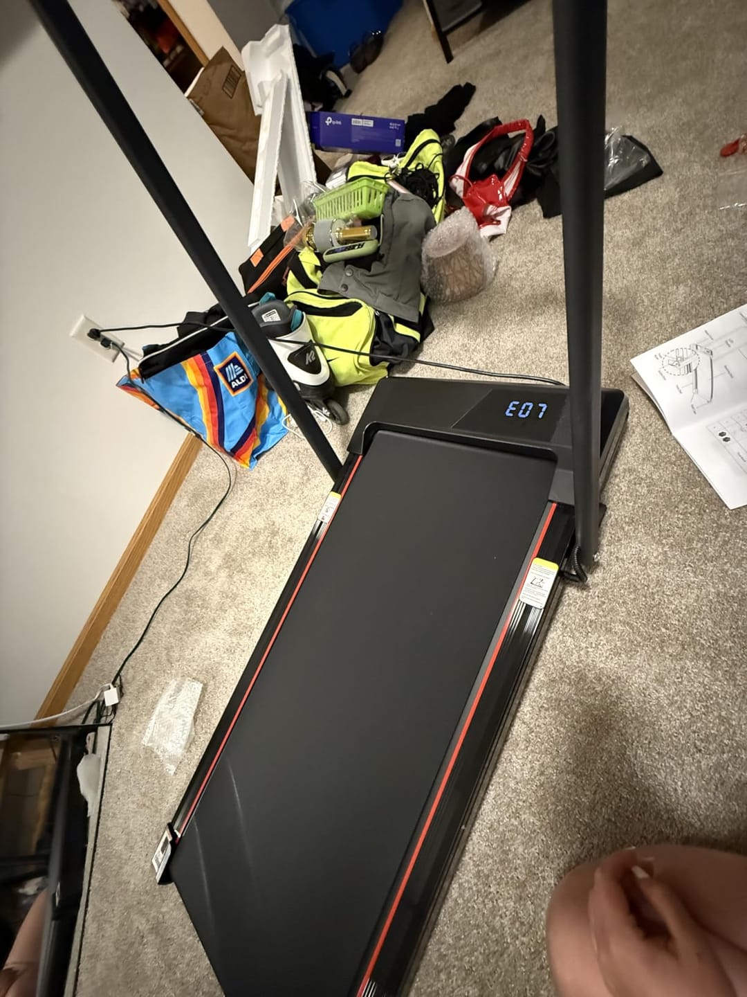 Customer photo review of Umay X5F Folding 3-in-1 Portable Treadmill with 16% Incline Max 10 KM/H