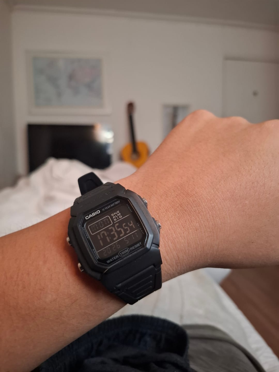 Customer photo review of Reloj Casio Vintage W-800H-1BV Negro Pantalla Negativa