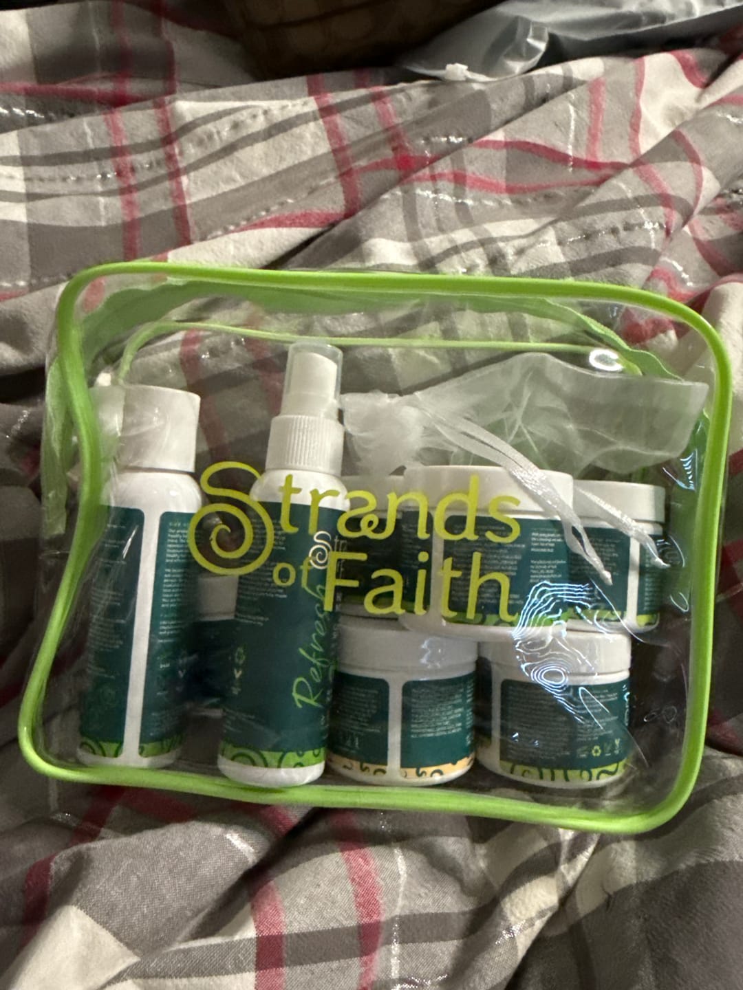 Customer photo review of Big Faith Travel Size/Sample Set