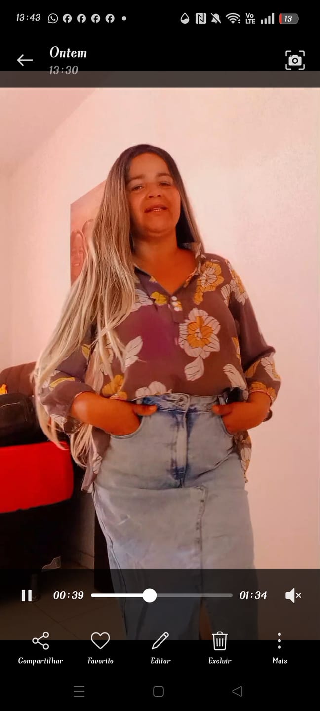 Customer photo review of Lace Front Beyonce Ombre Loira 613 - Repartição Livre 13x4