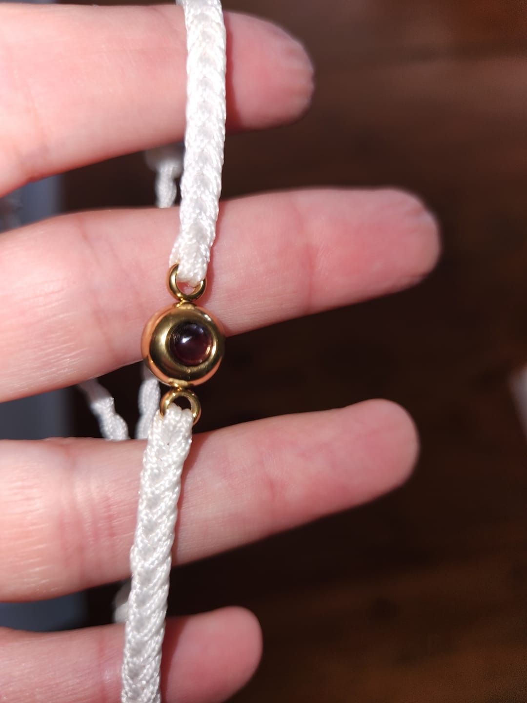 Customer photo review of Custom Photo Bracelet