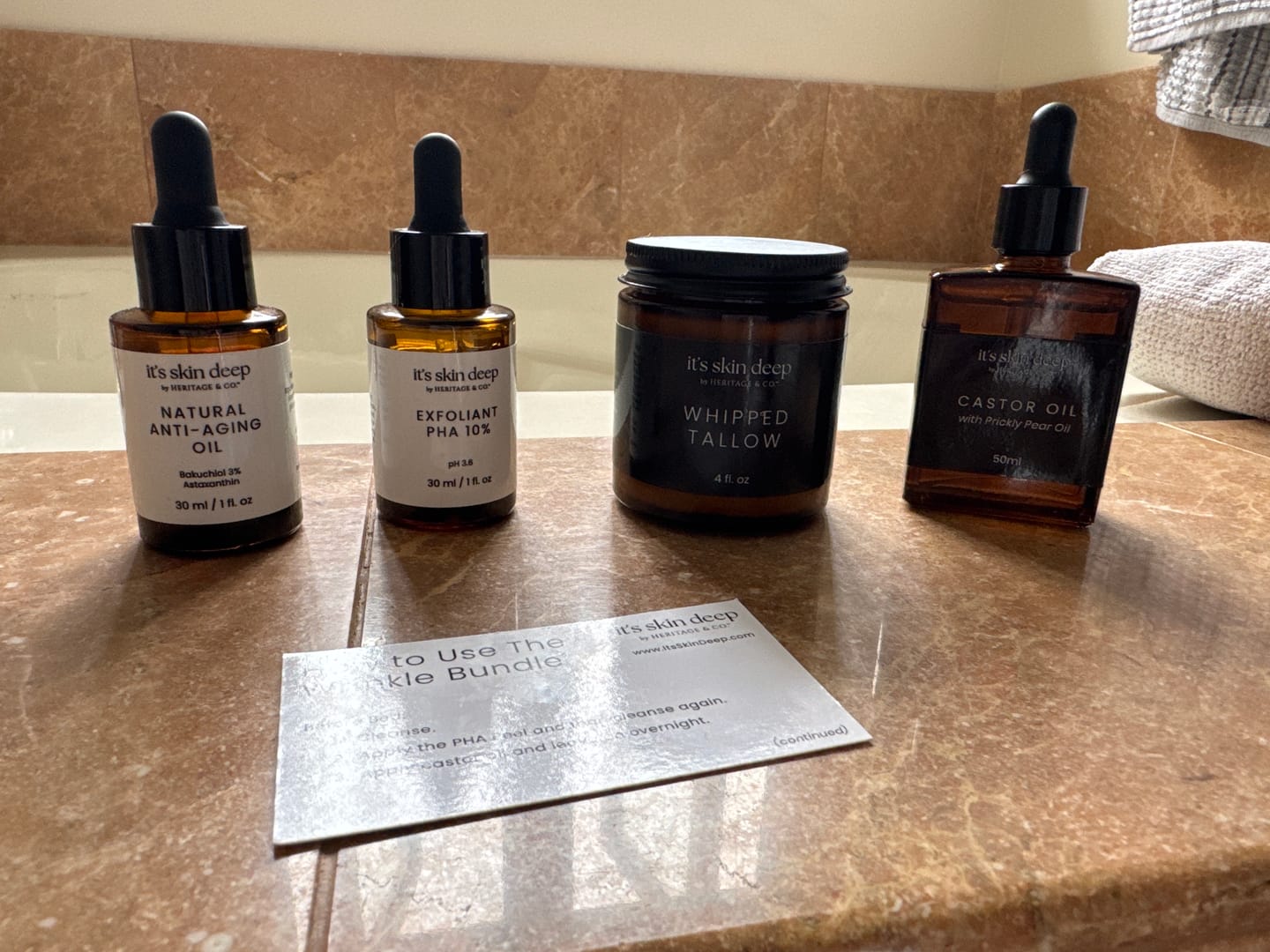 Customer photo review of The Wrinkle Bundle