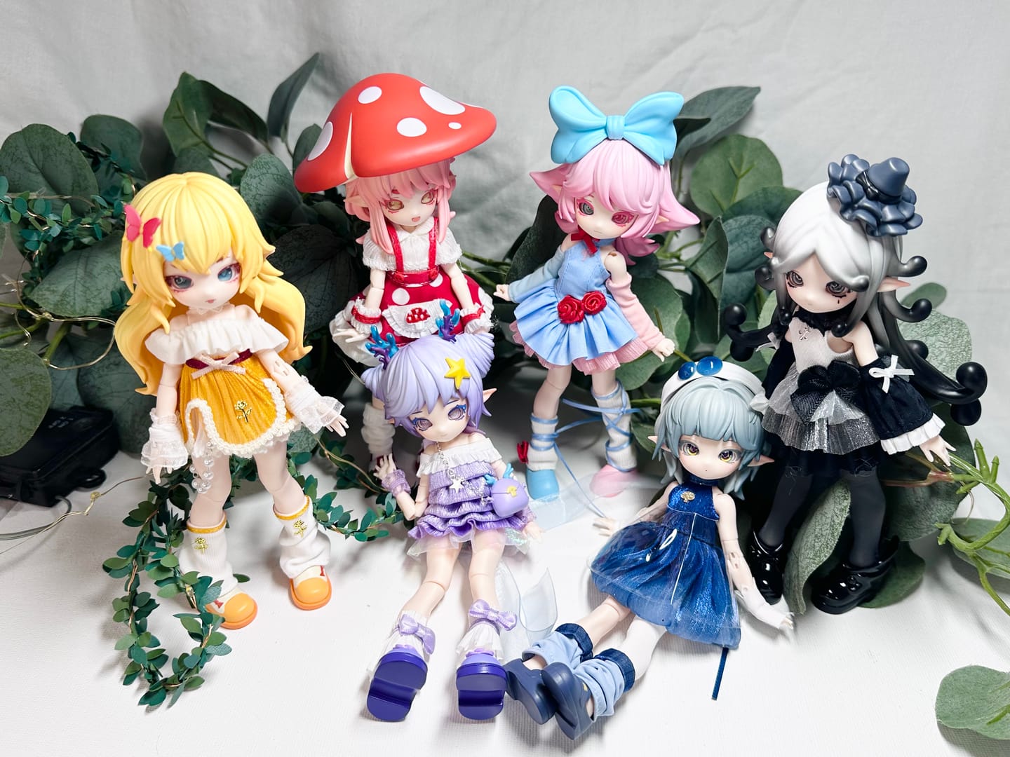 Customer photo review of Mushroom Mycelium Naming Series 1/12 Action Figure BJD Blind Box
