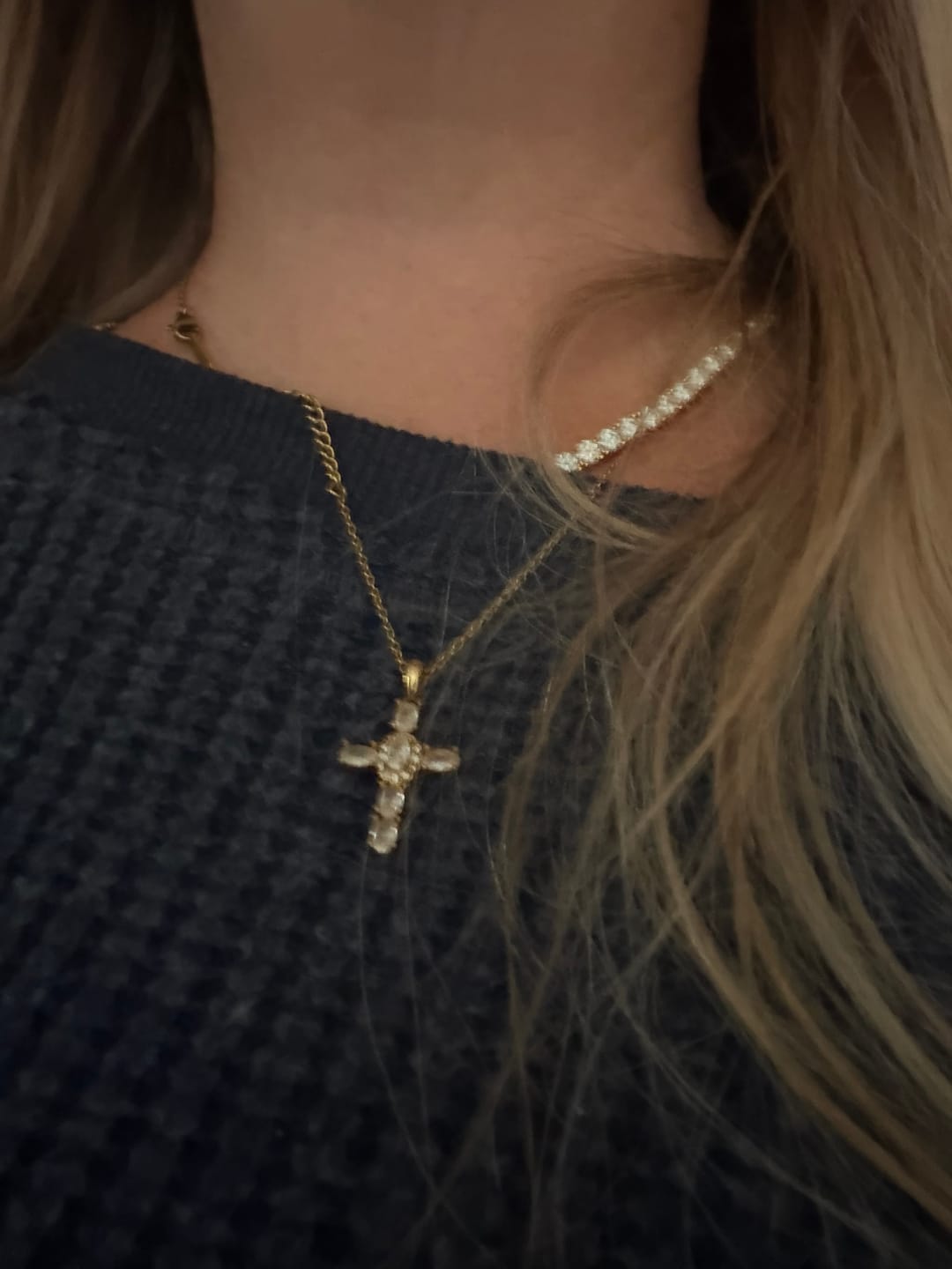 Customer photo review of Betty Diamonds Cross