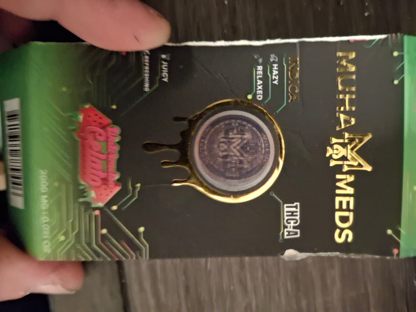 Customer photo review of MUHA Meds THCa 510 Cartridge - 2G