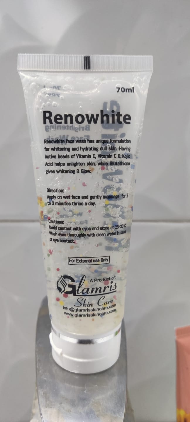 Customer photo review of Renowhite Facewash