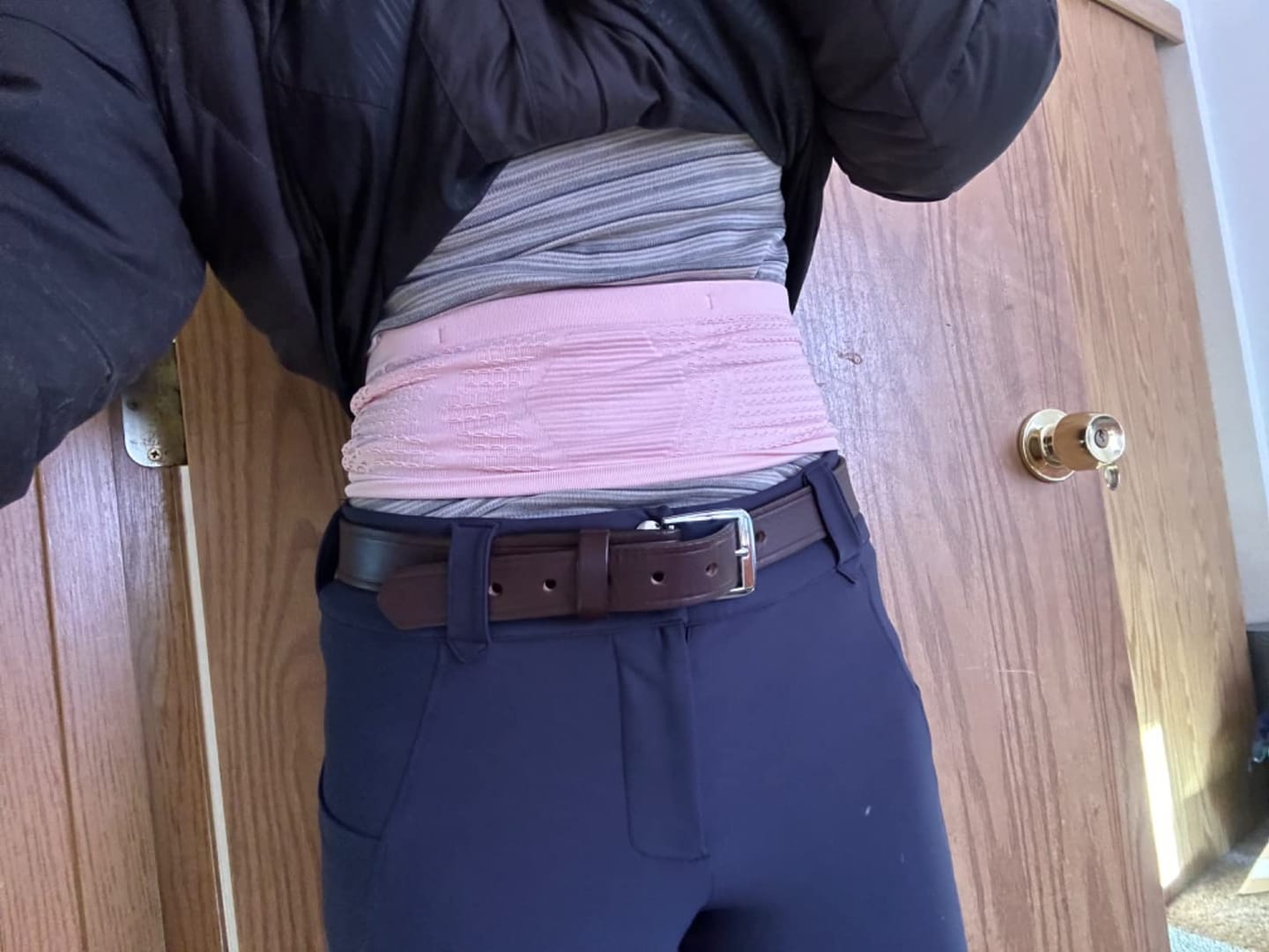 Customer photo review of Seamless Running Waist Belt