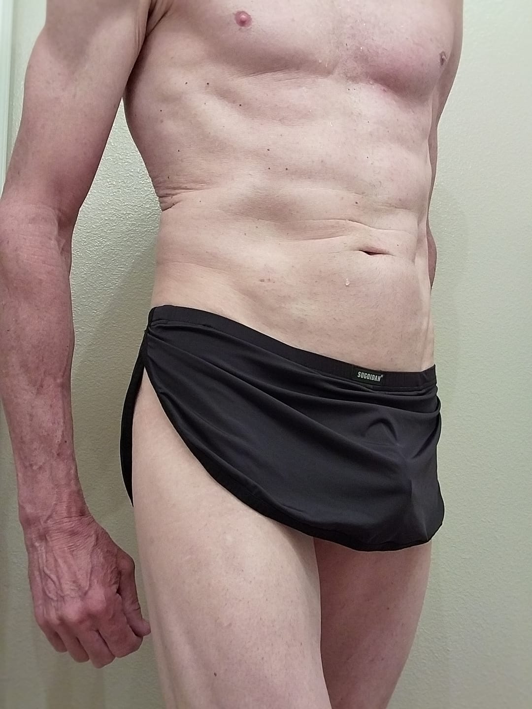 Customer photo review of Men's Side Split  Boxers With Support Pouch