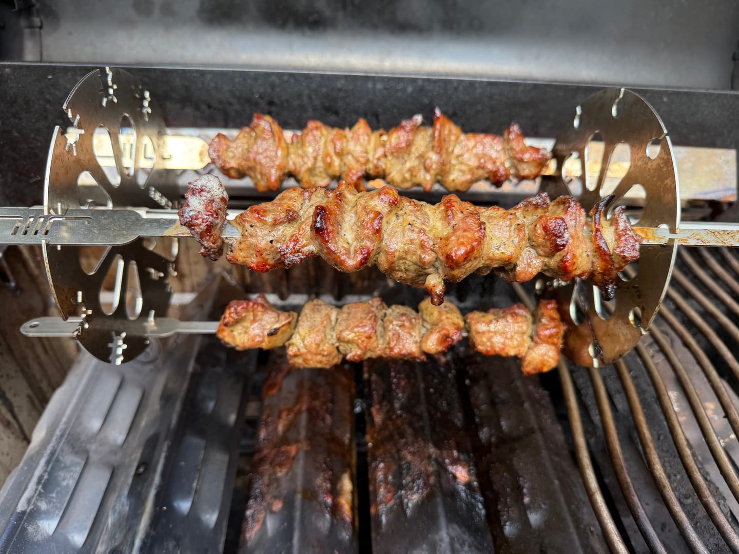 Customer photo review of Lamm-Schaschlik Knoblauch-Pfeffer – würzig mariniert aus der Keule | mySchaschlik