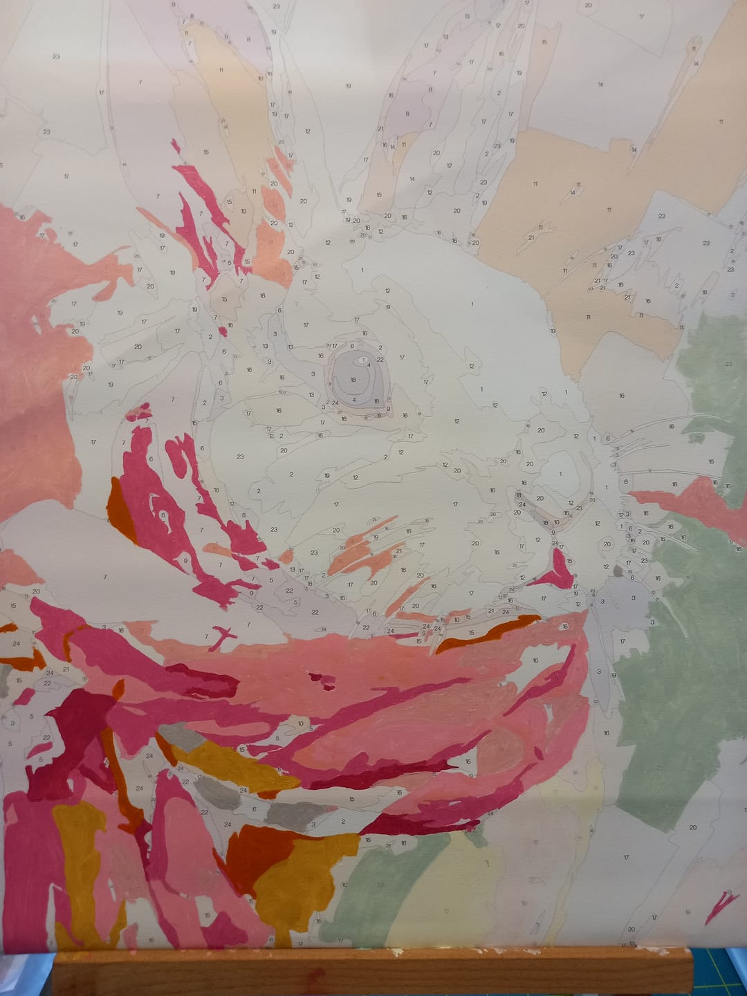 Customer photo review of Pastel bunny | Paint by Number