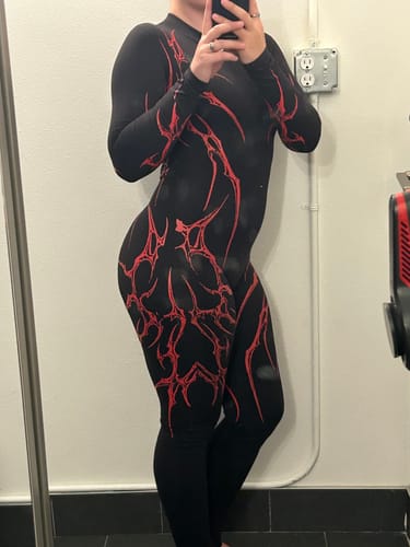 Customer photo review of Women's Void Tech™ Vortex Catsuit [NIGHTMARE]