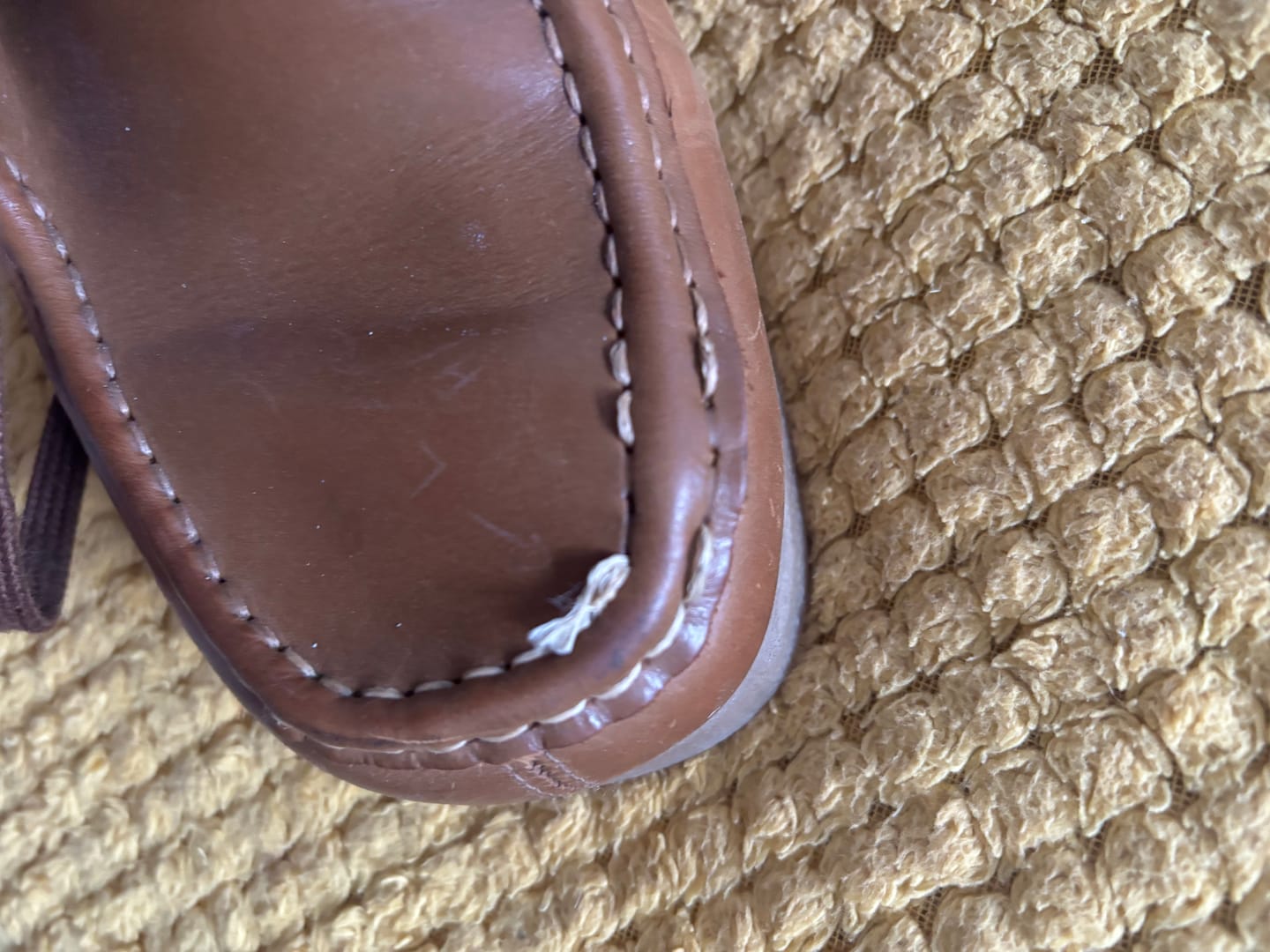 Customer photo review of Koko Leather Moccasin Tan