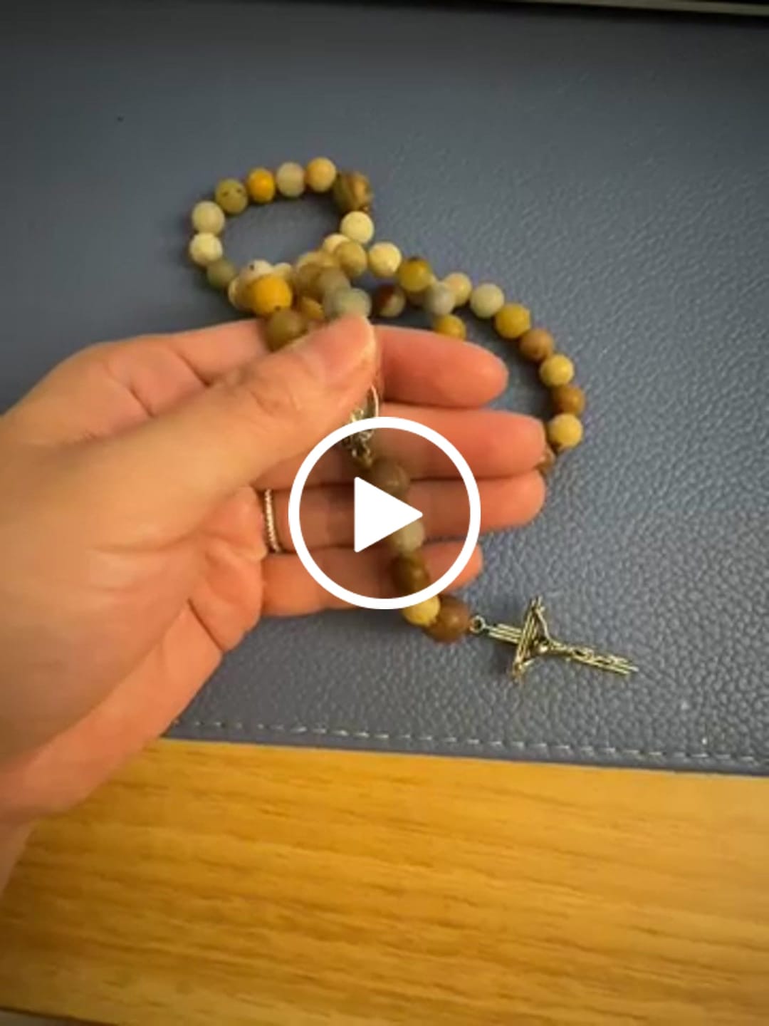 Customer video review of St. Joseph Rosary by Blessed Is She