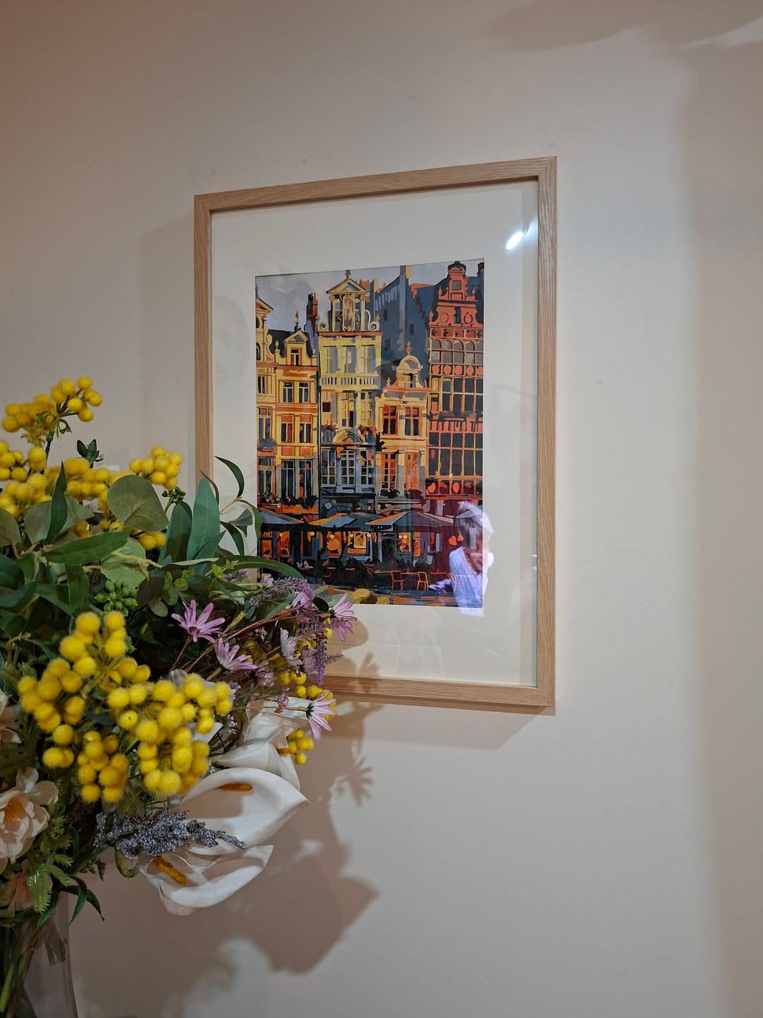 Customer photo review of Sunset in Brussel | Paint by Number