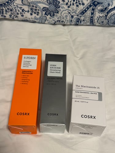 Customer photo review of Cosrx Pdrn Exosome Skinplaning Glaze Mask 50ml