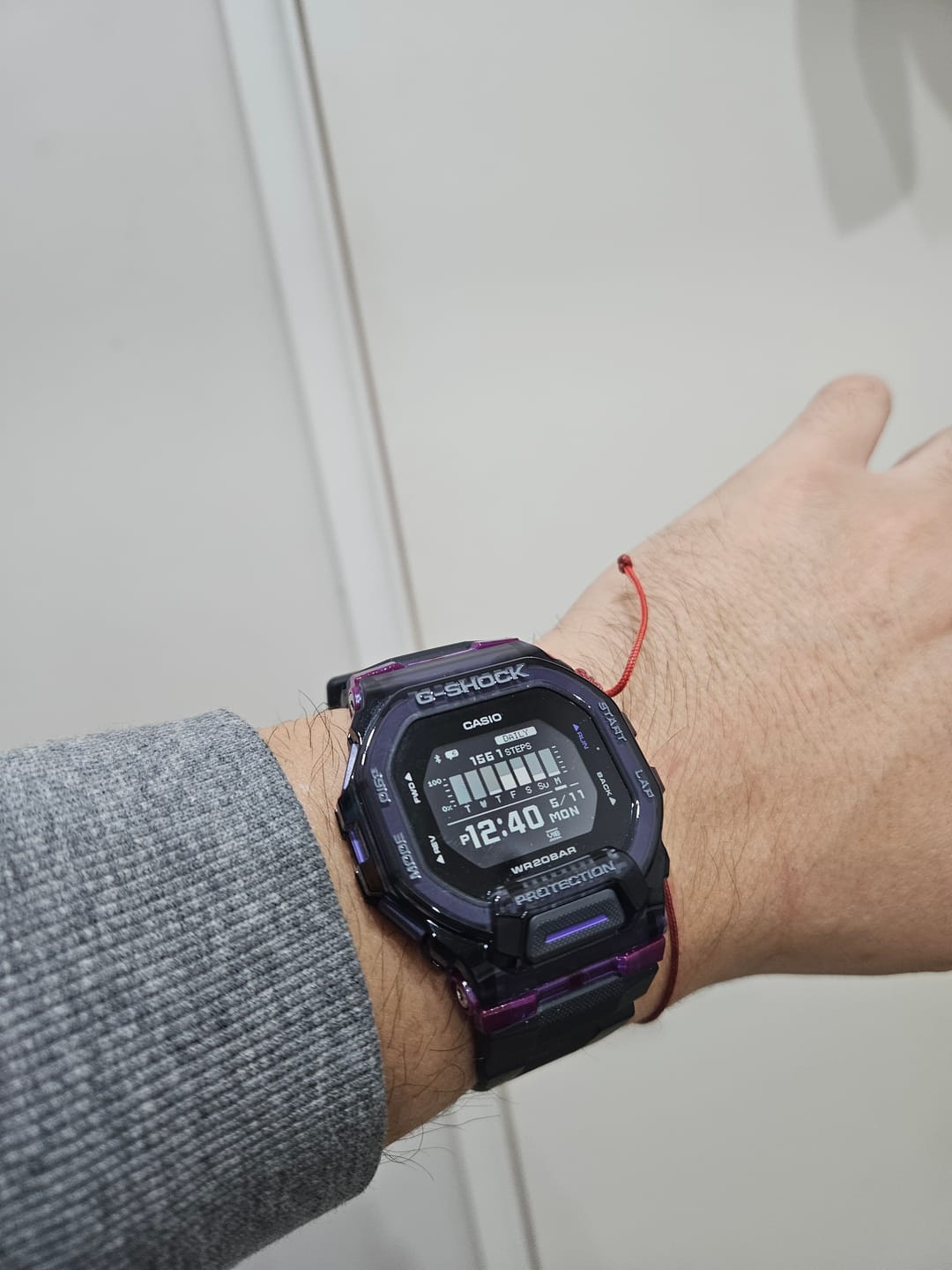 Customer photo review of Reloj Casio G-Shock G-SQUAD GBD-200SM-1A6DR Bluetooth