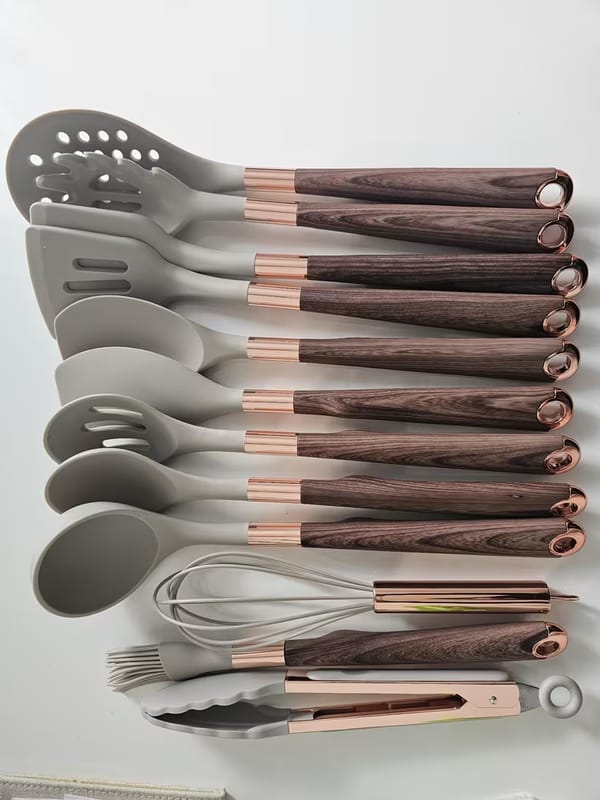 Customer photo review of Silicone Cooking Utensil Set – 10-Piece Kitchen Collection