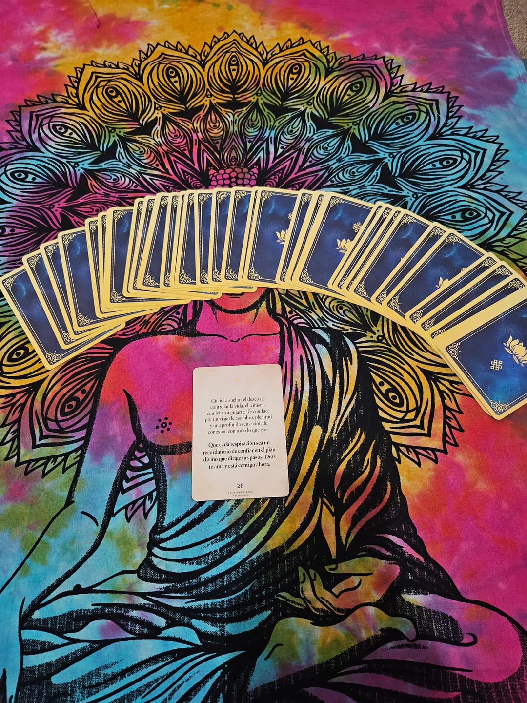 Customer photo review of El Gran Despertar: La Era Dorada ✨🌌💛 - Mazo Guía de 47 cartas