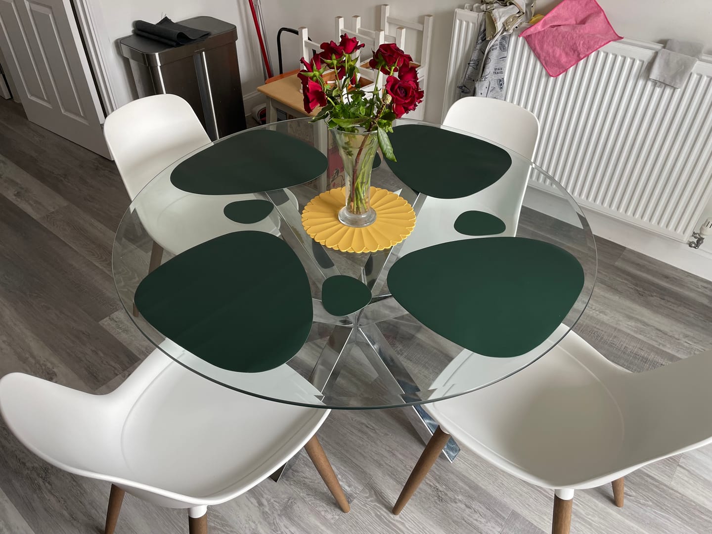 Customer photo review of Emilie Designer Placemat & Coaster Set by Tilly