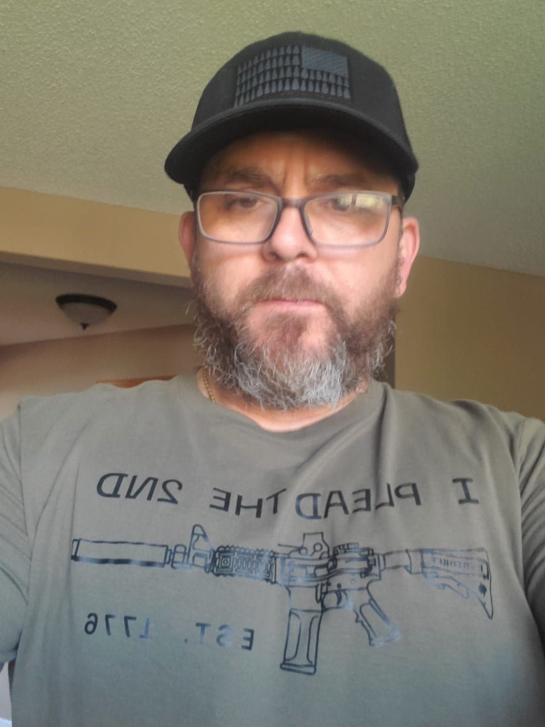 Customer photo review of I Plead The 2nd - Tee