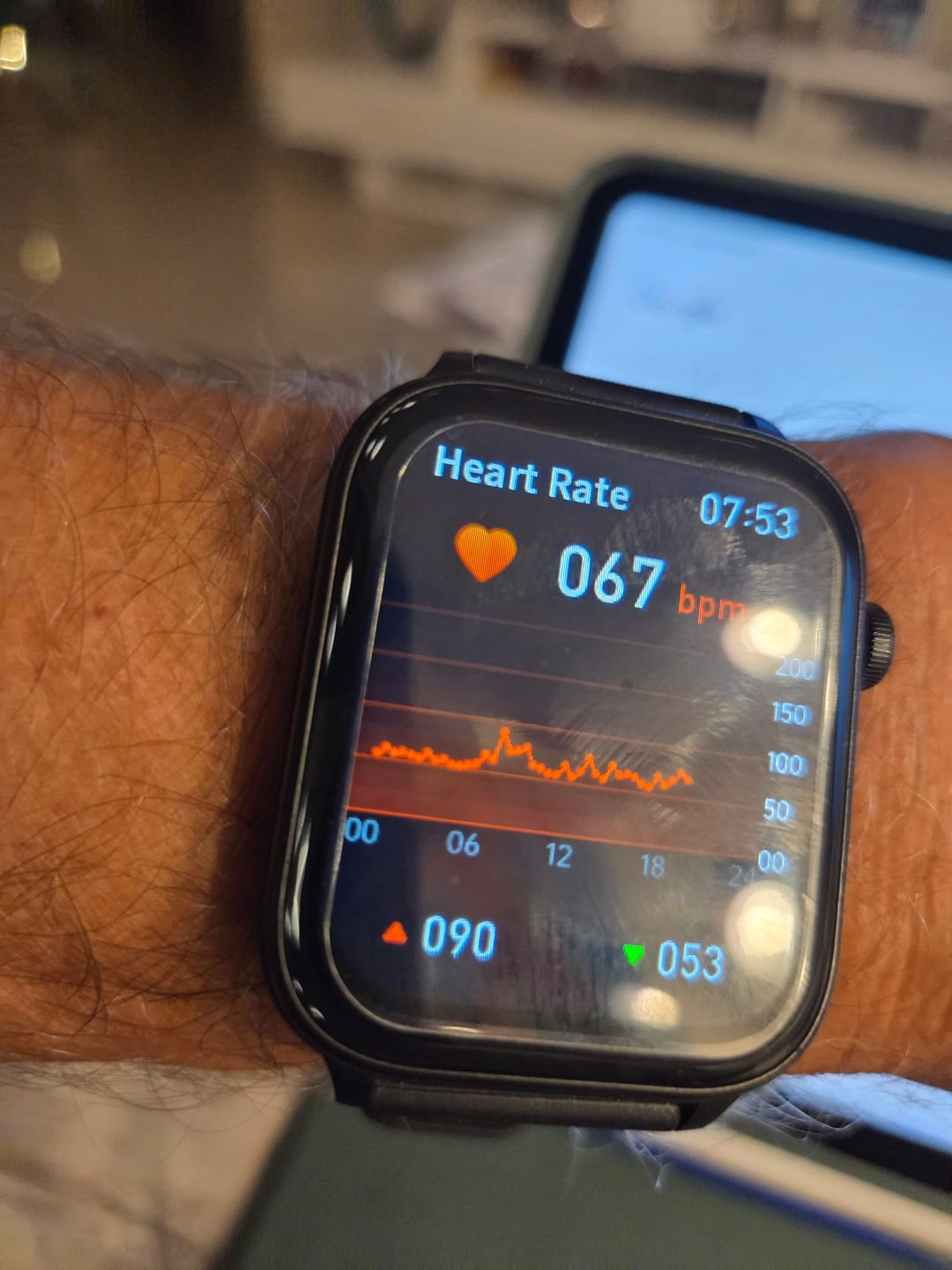 Customer photo review of FITAOS Pro 6 ECG blood glucose Intelligent micro-physical examination Stress monitoring Smartwatch