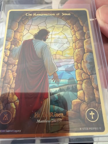Customer photo review of The Resurrection of Jesus – Stained Glass Promo (P107)