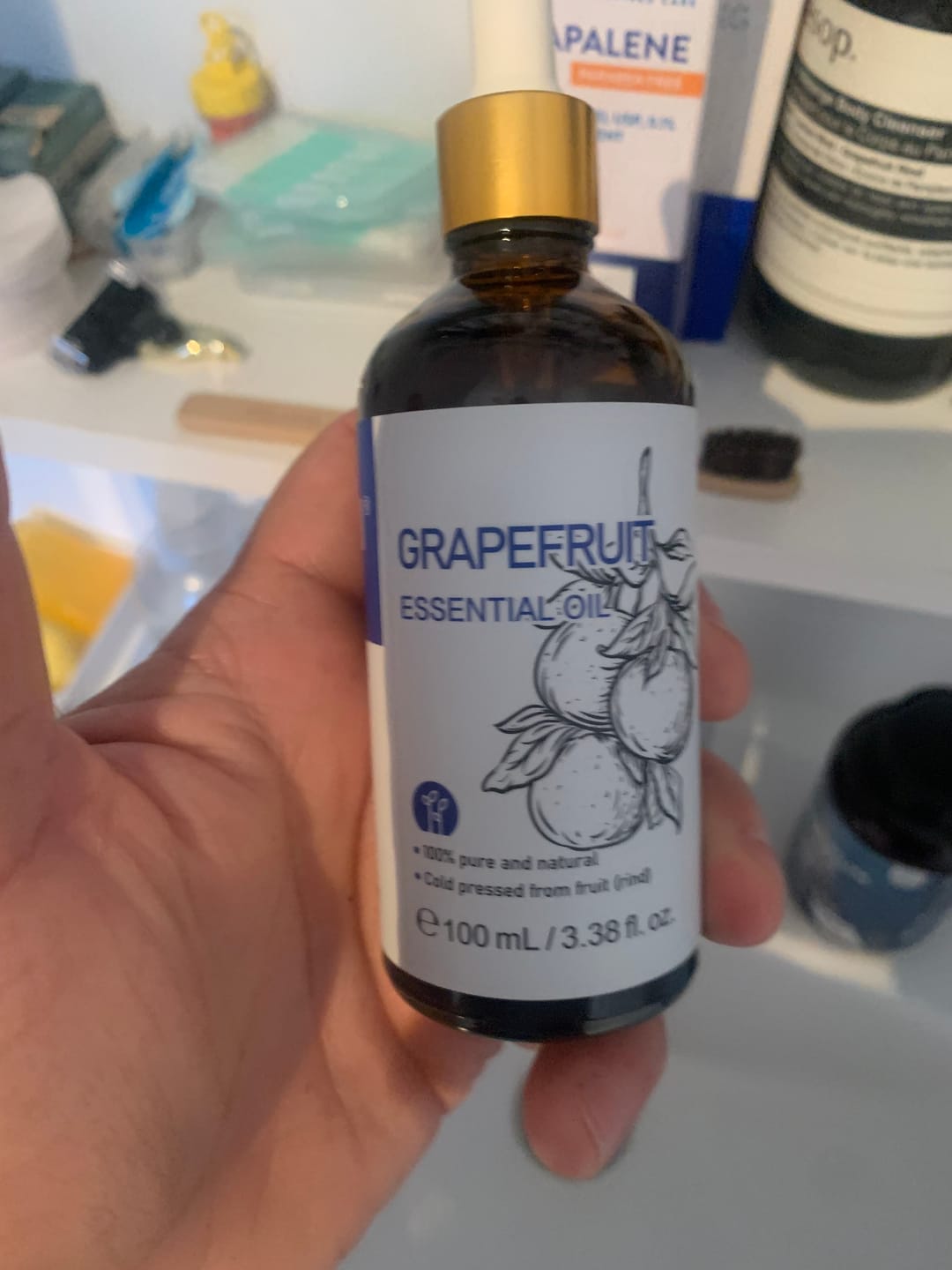 Customer photo review of Grapefruit Essential Oil