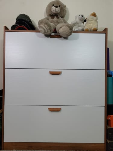 Customer photo review of Zapatero Mueble Organizador 3 Niveles XXL para 25 pares