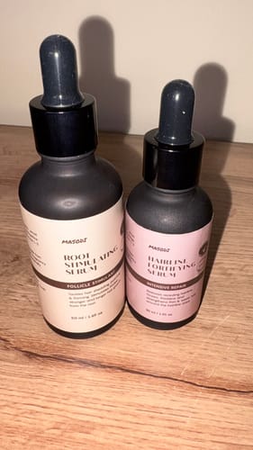 Customer photo review of Scalp Serum Set