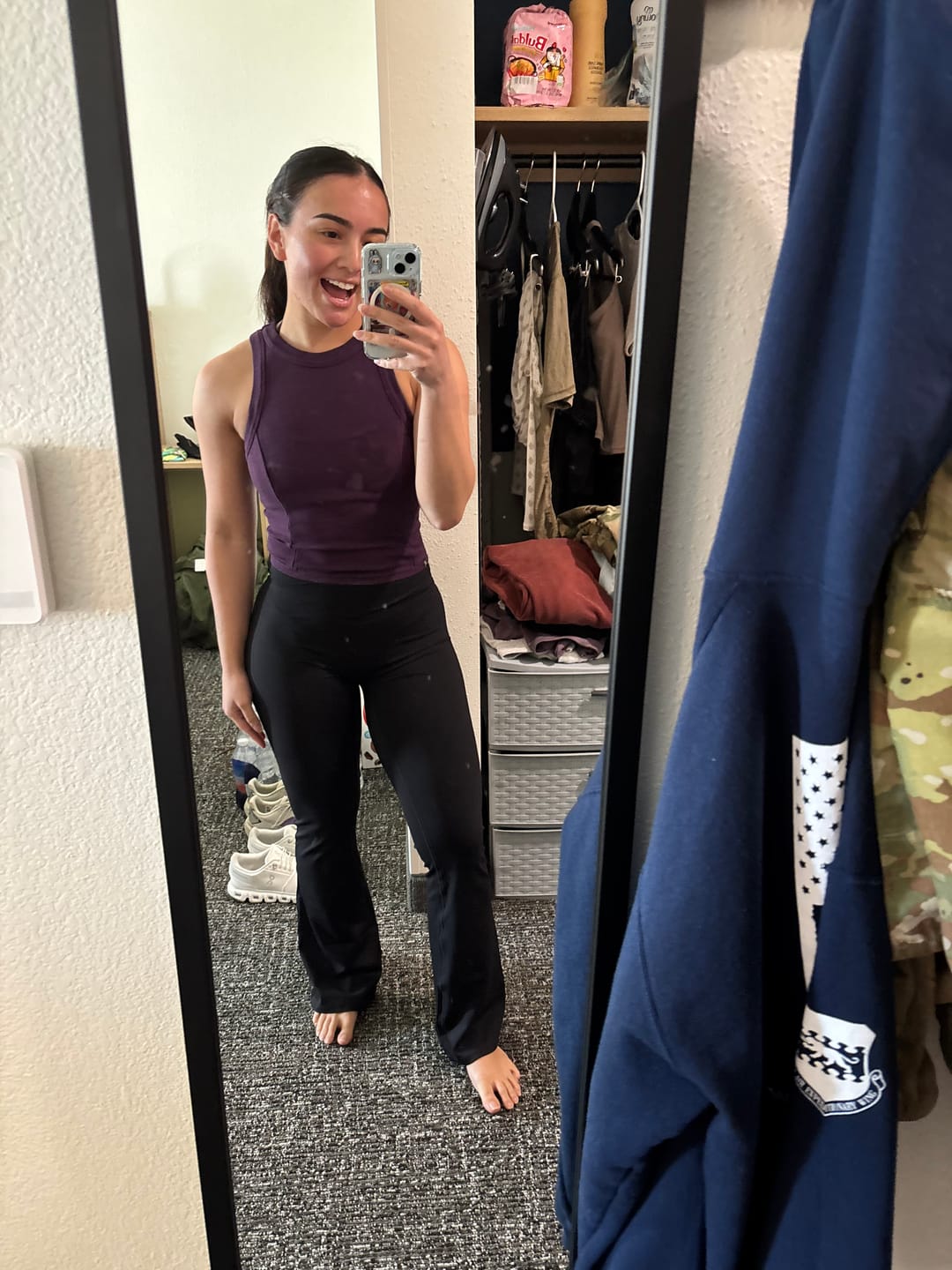 Customer photo review of W288 - Vital Flare Leggings (Short)
