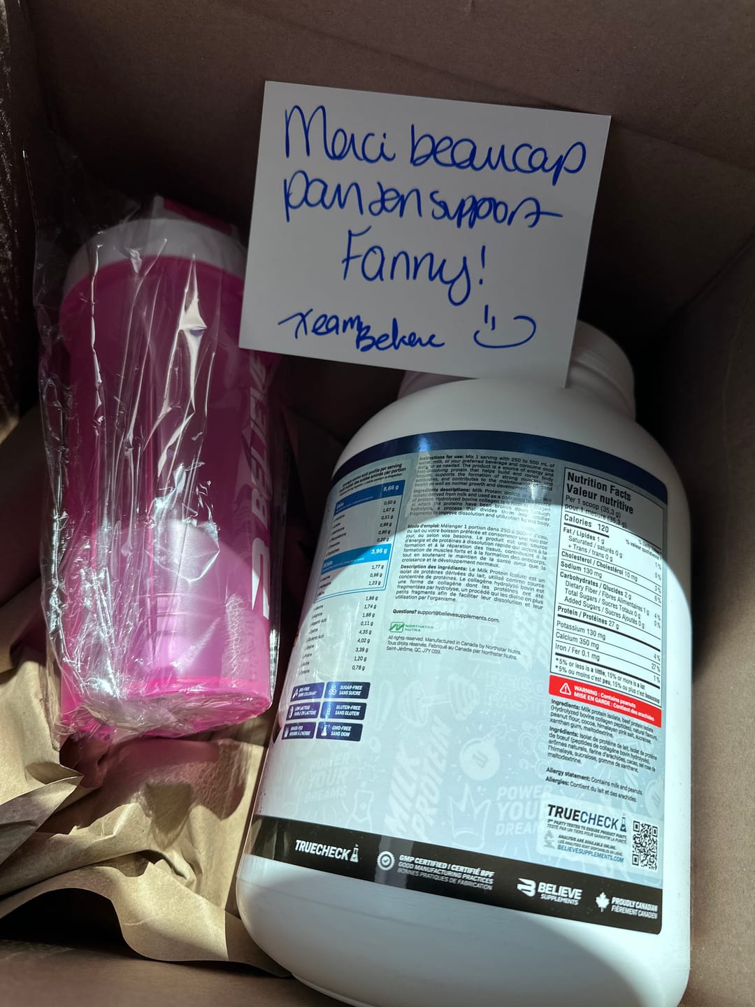 Customer photo review of Isolate Protein