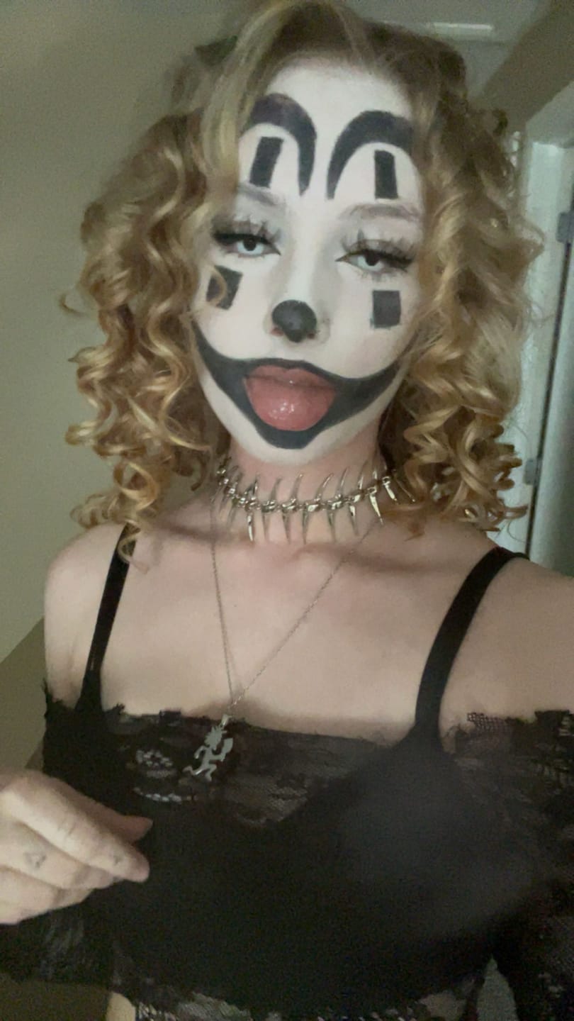 Customer photo review of Halloween Whiteout Prescription Colored Contact Lenses