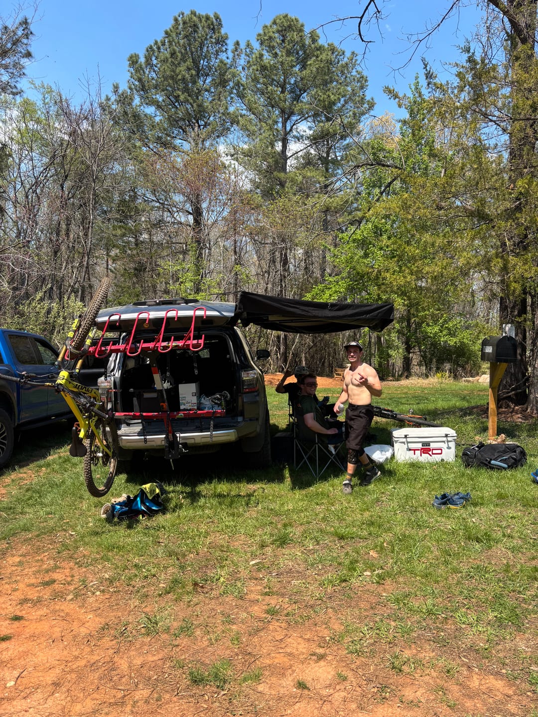 Customer photo review of OPENROAD 180 Free Standing Awning
